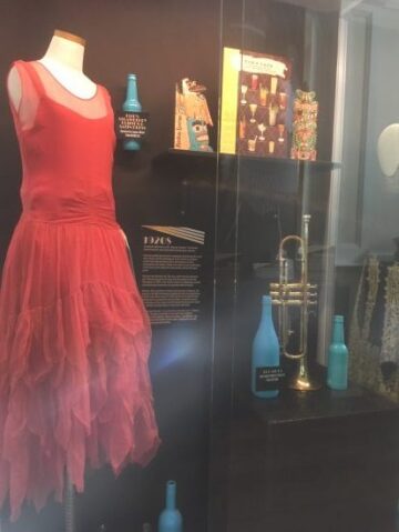 Strawberry chiffon flapper dress