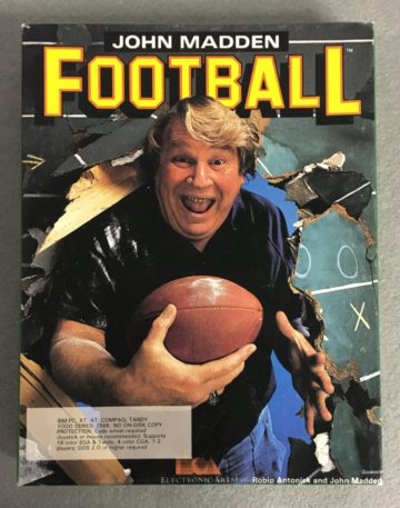 John Madden Football 1988 front of box