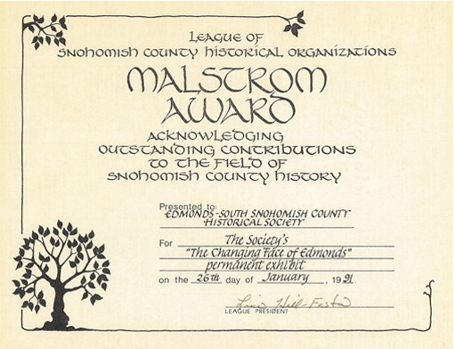 Malstrom Award 1991