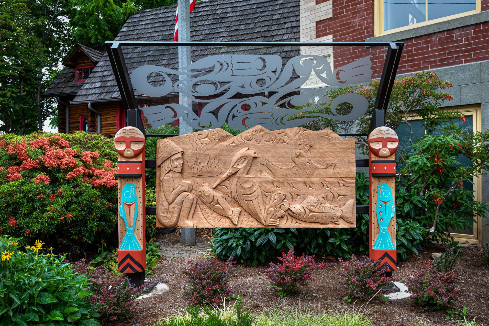 køn Fugtig Skulptur Honoring the Coast Salish People • Edmonds Historical Museum