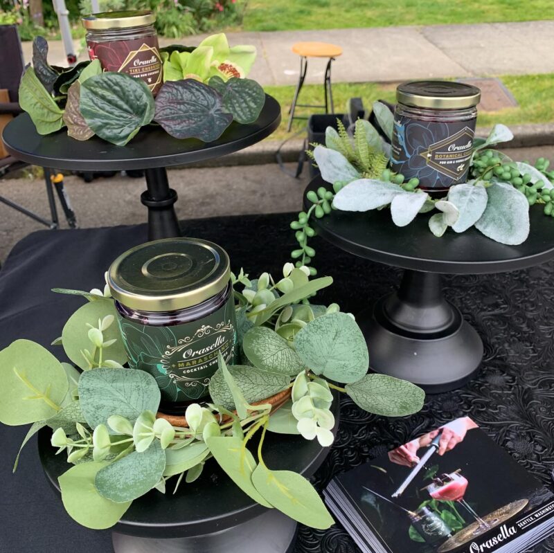 Edmonds Summer Market Display Botanical Jars