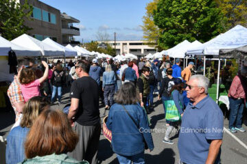 Edmonds Museum Summer Market Crowd andBooths