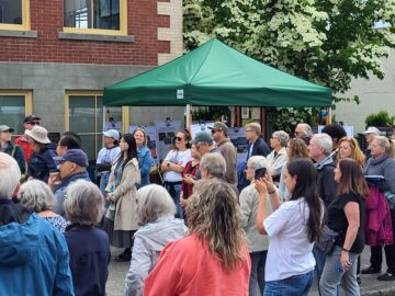Crowd at the launch