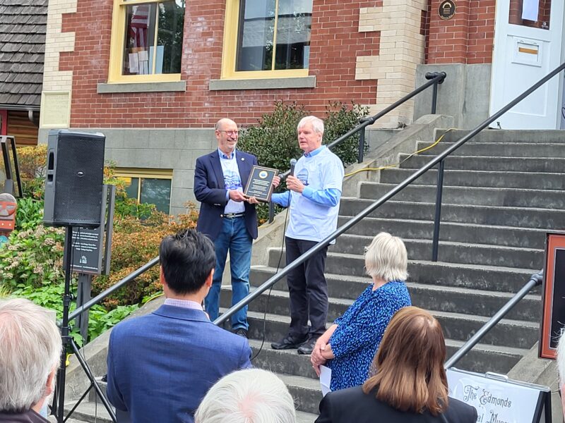 Brian Baird and Mayor Rosen